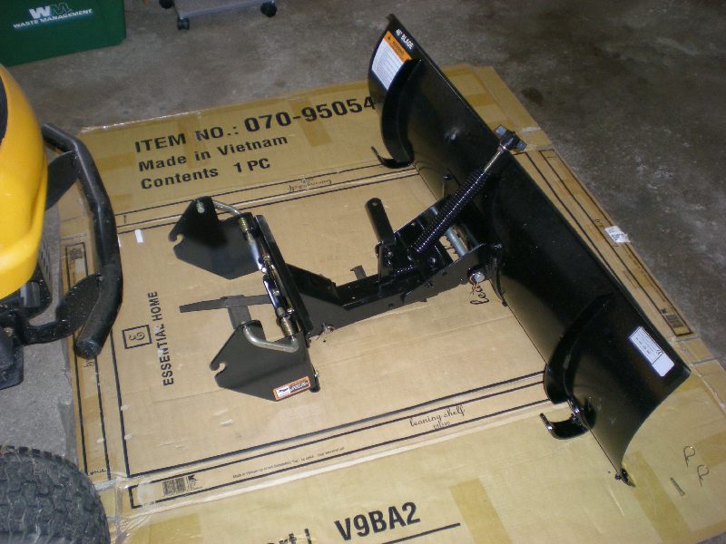 Attaching Arnold/MTD Dozer Blade to Cub ZTT50 / i1050 MyTractorForum